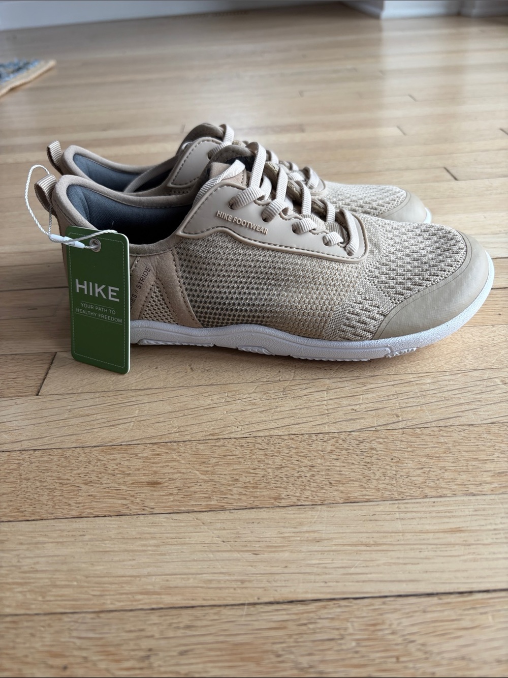 NWT. HIKE Footwear Women’s Beige Knit Sneaker